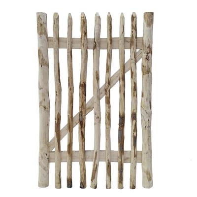 PORTE EN CHATAIGNIER ECORCE 100 X 150 CM