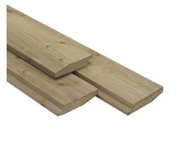 PLANCHE BARDAGE 25/125/3000 TRAITEE RABOTEE