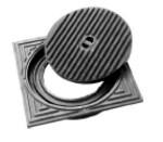 CHASSIS ROND Ø250 FONTE