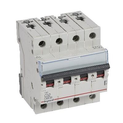 DISJONCTEUR TX³ 3KA 4P C32 400V 4 MODULES