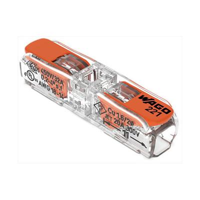 WAGO CONNECTEUR DE PASSAGE AVEC LEVIER 0.2-4MM² (60PC)