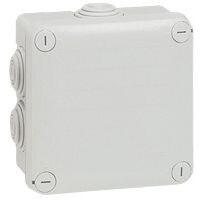 LEGRAND BOITE DERIVATION 105X105 PLEXO IP55 ETANCHE GRIS 7 EMBOUTS