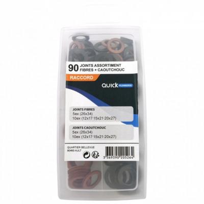 COFFRET JOINTS ASSORTIS 12/15/20/26(45JOINTS FIBRE+45JOINTS CAOUT)