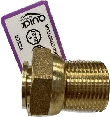 RACCORD 2 PIECES F MOB.1" -M 3/4 LIEN