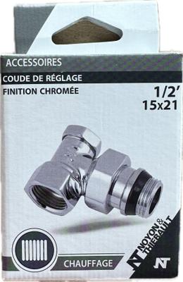 COUDE REGLAGE MF 1/2 CHROME