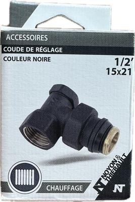 COUDE REGLAGE MF 1/2 NOIR