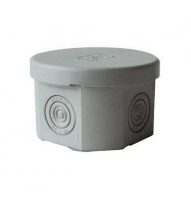 BOITE DERIVATION CS IP65 ROND 80X40MM SANS BORNIER