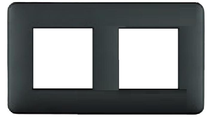 PLAQUE DE FINITION DOUBLE LATINA NOIR