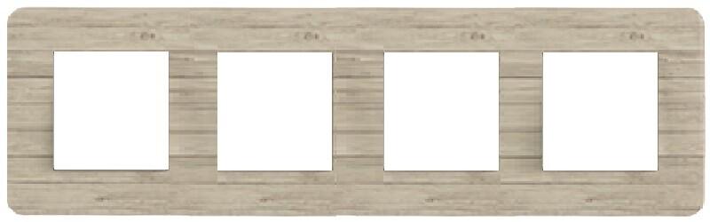 PLAQUE DE FINITION QUADRUPLE CHENE LIGNA