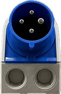 PRISE CEE MALE APPARENT 32A 3P + T 230V