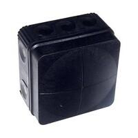 BOITE DERIVATION IP66 NOIR 76X76X51MM VIDE