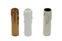FOURREAU DOUILLE PVC 10CM D.22.5MM E14 BLANC (2PCS)