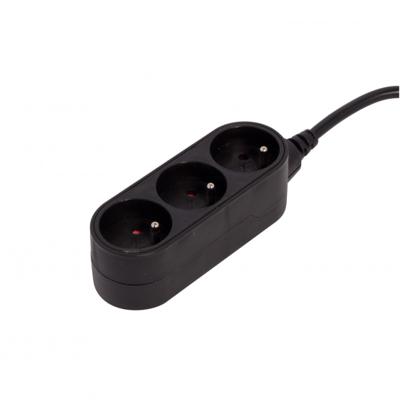 BLOC MULTIPRISE 3X16A NOIR 0.50M