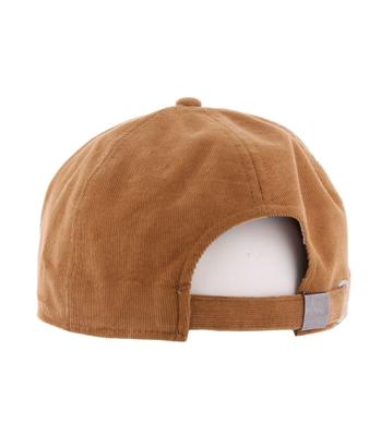 CASQUETTE BASEBALL VELOURS REGLABLE ARRIERE TABAC 57 S/M