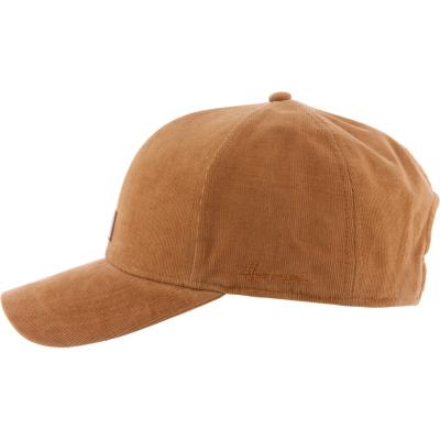 CASQUETTE BASEBALL VELOURS REGLABLE ARRIERE TABAC 59 L/XL