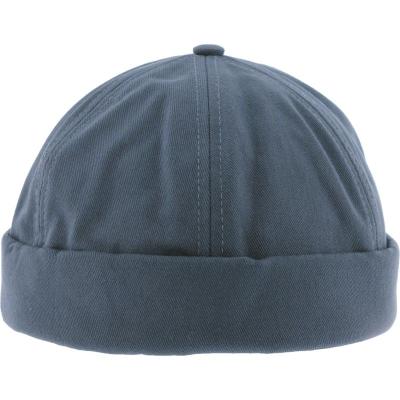 CALOT EN COTON UNI REGLABLE  BLEU