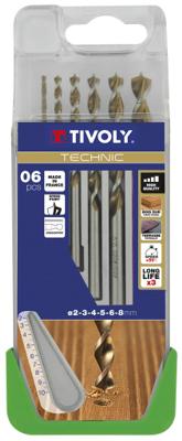 MECHES BOIS 2-8MM (6PCS)