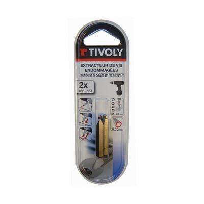EXTRACTEUR DE VIS ENDOMMAGEES (2PCS)