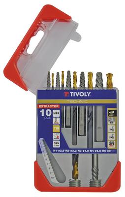 EXTRACTEURS DE VIS 1-8MM (10PCS)