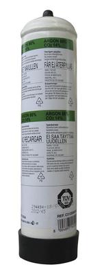 BOUTEILLE JETABLE ARGON 86% - CO2 14% (1L)