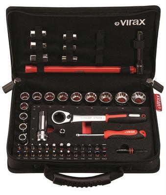 COFFRET CLE ROBINET+DOUILLES TRAVERSANTES (51PCS)