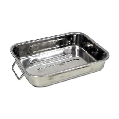 PLAT A FOUR INOX 30X22CM