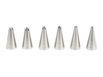 DOUILLES INOX CANNELE (6PCS)