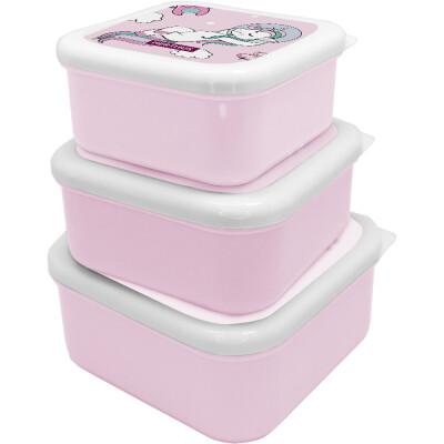 LUNCHBOX 3PCS UNICORN