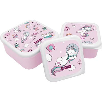 LUNCHBOX 3PCS UNICORN