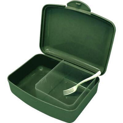 BOITE CASSE-CROUTE AVEC DIVISEUR + FOURCHETTE FOOTBALL