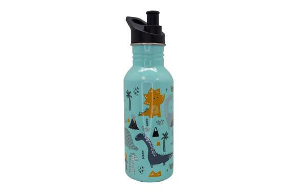 GOURDE AVEC PAILLE ENFANTS DINOSAURE 500ML