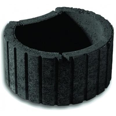 JARDINIERE LUNA 50X42XH25CM ANTHRACITE