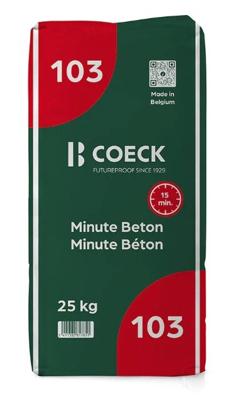 BETON MINUTE 25KG COECK (N°103)