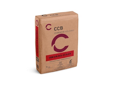 CIMENT CCB CEMII/B-V 32.5R 25KG (SAC PAPIER ROUGE)