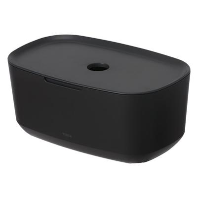 TESS BOITE DE RANGEMENT AVEC COUVERCLE NOIR/ANTH