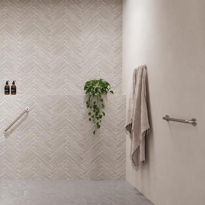 TIGER LIBRA POIGNEE DE BAIN INOX BROSSE 30CM