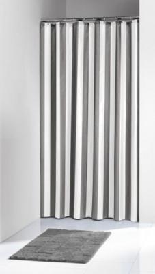 RIDEAU DE DOUCHE LINJE GRIS 180