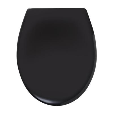 ABATTANT WC +COUVERCLE DUROPLAST NOIR