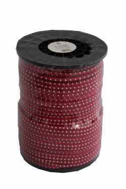 ELASTIQUE JAUNE CHINE BLEU 10MM (AU M)