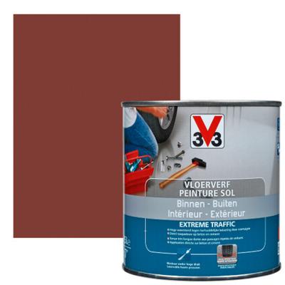 V33 PEINTURE EXTREME TRAFIC TERRACOTTA SATIN 0.5L