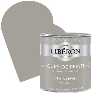 LIBERON  VELOURS DE PEINTURE BRUN EIFFEL 0,5L