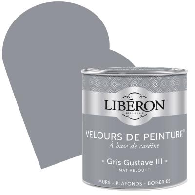LIBERON  VELOURS DE PEINTURE GRIS GUSTAVE III 0,5L