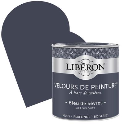 LIBERON  VELOURS DE PEINTURE BLEU DE SEVRES 0,5L