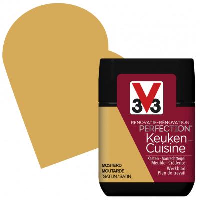 V33 PERFECTION CUISINE SATIN MOUTARDE 0,075L