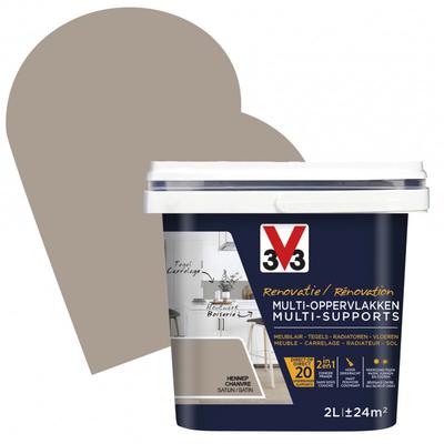 V33 MULTI-SUPPORTS SATIN CHANVRE 2L