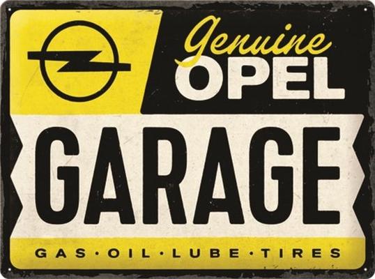 PANCARTE 30X40CM OPEL GARAGE