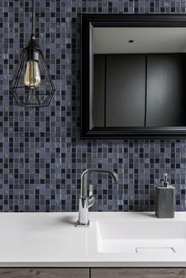 MOSAIQUE METAL BLACK BLIS 31CMX31CM