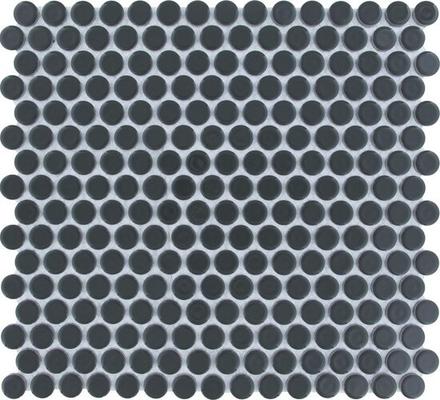 MOSAIQUE PENNY BLACK MAT 28.5CMX28.5CM