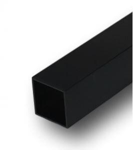 PROFIL ALU CARRE 20X20 2MM 1M NOIR