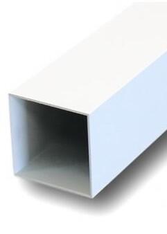 PROFIL ALU CARRE 20X20X2 BLANC 2M